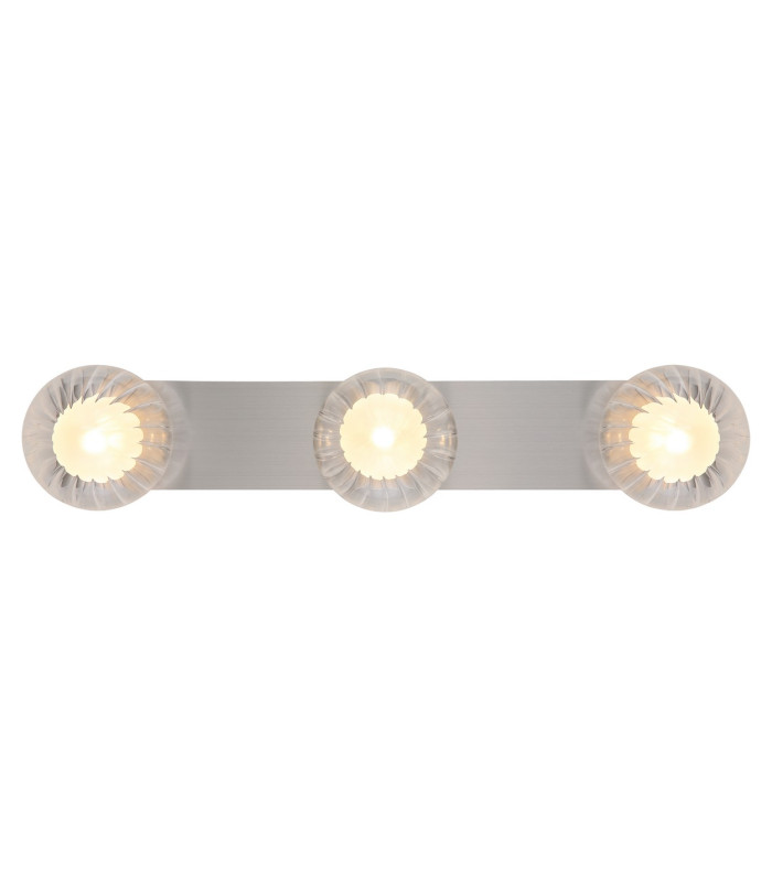 Ander Globe Ceiling Light Nickel Matt IP44 Balls Clear Glass Shade 3x G9-4