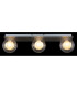 Ander Globe Ceiling Light Nickel Matt IP44 Balls Clear Glass Shade 3x G9-6