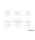 Ander Globe Ceiling Light Nickel Matt IP44 Balls Clear Glass Shade 3x G9-8