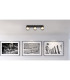 Ander Globe Ceiling Light Matt Black IP44 Balls Smoke Glass Shade 3x G9-5