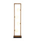 Nanda Multi Arm Floor Lamp Matt Black Balls Opal Glass Shade 4x G9-3