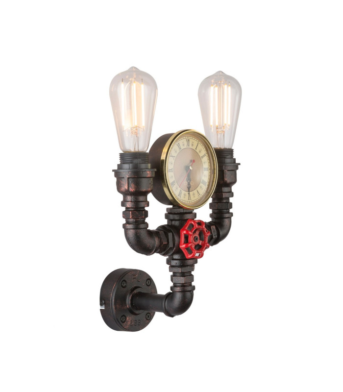 Bayuda Wall Lamp Black 2x E27-1