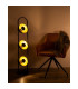 Ole Multi Arm Floor Lamp Black 3x E14-4