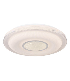 Magnifique Integrated LED Semi Flush Ceiling Light White LED Dimmable 3000-6500K Remote Control Tuya Smart-1