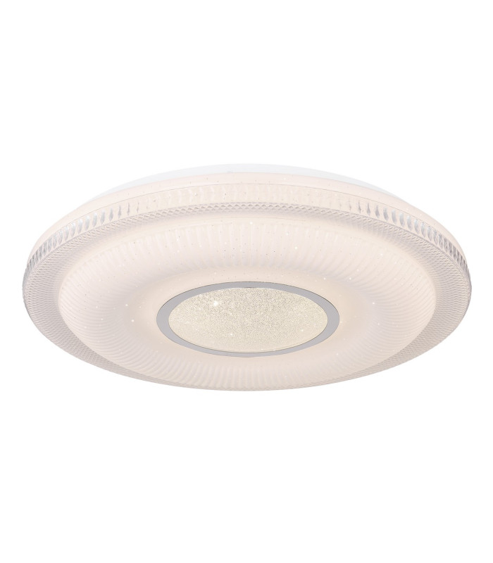 Magnifique Integrated LED Semi Flush Ceiling Light White LED Dimmable 3000-6500K Remote Control Tuya Smart-1