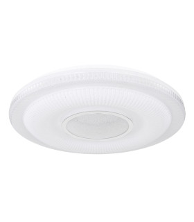 Magnifique Integrated LED Semi Flush Ceiling Light White LED Dimmable 3000-6500K Remote Control Tuya Smart-2