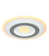 Sabatino 30cm Integrated LED Semi Flush Ceiling Light White LED Dimmable 3000-6000K Remote Control-2
