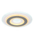 Sabatino 30cm Integrated LED Semi Flush Ceiling Light White LED Dimmable 3000-6000K Remote Control-3