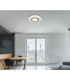 Sabatino 30cm Integrated LED Semi Flush Ceiling Light White LED Dimmable 3000-6000K Remote Control-7