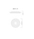 Sabatino 30cm Integrated LED Semi Flush Ceiling Light White LED Dimmable 3000-6000K Remote Control-8