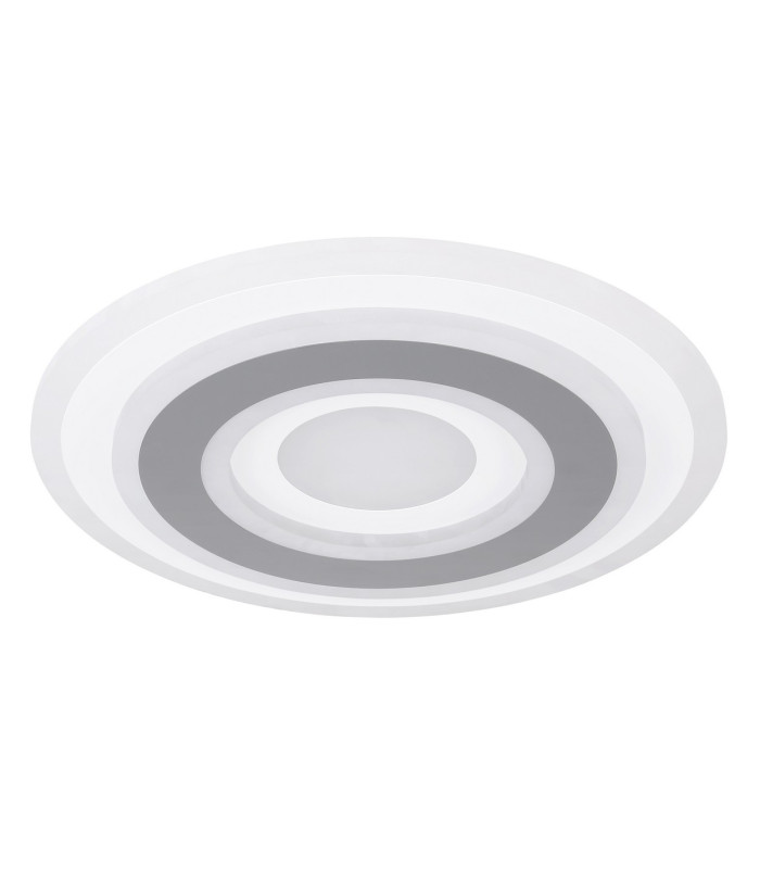 Sabatino Integrated LED Semi Flush Ceiling Light White LED Dimmable 2700-6000K Remote Control-2