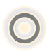 Sabatino Integrated LED Semi Flush Ceiling Light White LED Dimmable 2700-6000K Remote Control-3