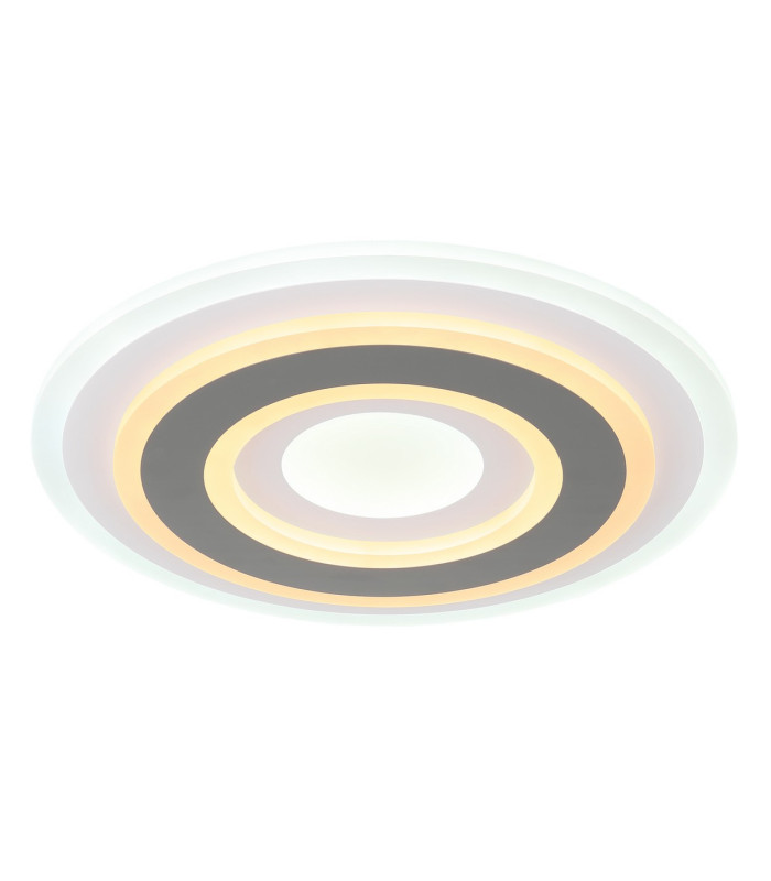 Sabatino Integrated LED Semi Flush Ceiling Light White LED Dimmable 2700-6000K Remote Control-6