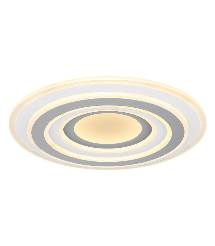 Sabatino I Integrated LED Semi Flush Ceiling Light White LED Dimmable 3000-6000K Remote Control-1