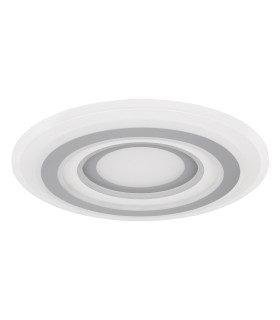Sabatino I Integrated LED Semi Flush Ceiling Light White LED Dimmable 3000-6000K Remote Control-2