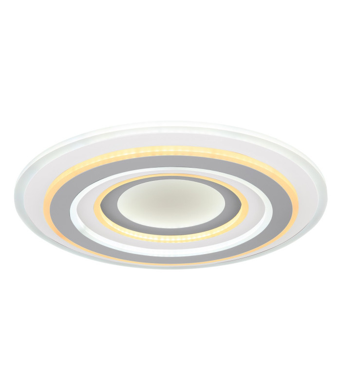 Sabatino I Integrated LED Semi Flush Ceiling Light White LED Dimmable 3000-6000K Remote Control-6