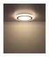 Sabatino I Integrated LED Semi Flush Ceiling Light White LED Dimmable 3000-6000K Remote Control-7