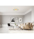 Sabatino I Integrated LED Semi Flush Ceiling Light White LED Dimmable 3000-6000K Remote Control-11