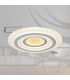 Sabatino I Integrated LED Semi Flush Ceiling Light White LED Dimmable 3000-6000K Remote Control-12