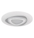 Sabatino II Integrated LED Semi Flush Ceiling Light White LED Dimmable 3000-6000K Remote Control-2