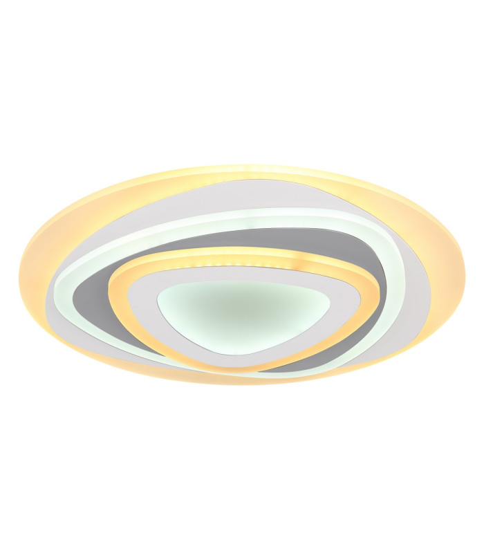 Sabatino II Integrated LED Semi Flush Ceiling Light White LED Dimmable 3000-6000K Remote Control-5
