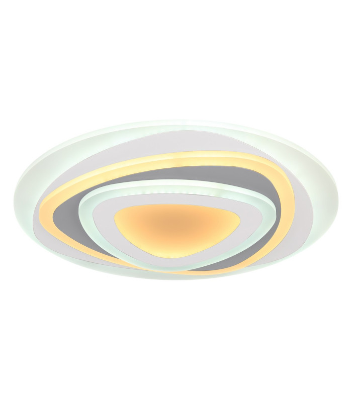 Sabatino II Integrated LED Semi Flush Ceiling Light White LED Dimmable 3000-6000K Remote Control-6