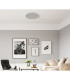 Ronda Integrated LED Semi Flush Ceiling Light Nickel Matt LED Dimmable 2700-6000K Remote Control-8