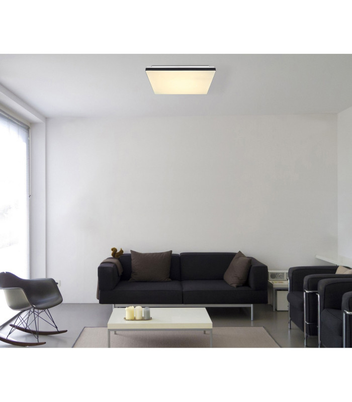 Ully Decorative Flush Ceiling Light White LED Dimmable 2700-6500K Remote Control Timer Tuya Smart-8