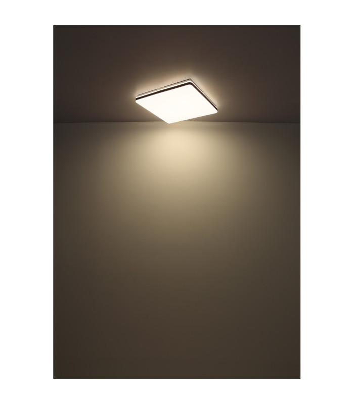 Ully Decorative Flush Ceiling Light White Matt LED Dimmable 2700-6500K Remote Control Timer Tuya Smart-7
