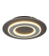 Jayden 32cm Integrated LED Semi Flush Ceiling Light Anthracite Brushed LED 3000K-1