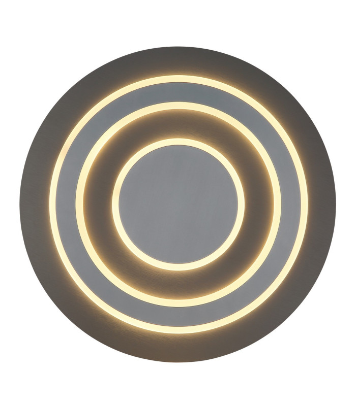 Jayden 48cm Integrated LED Semi Flush Ceiling Light Anthracite Brushed LED 3000K-3