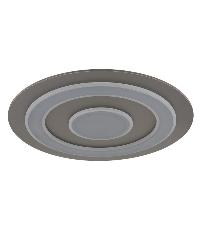 Jayden 60cm Integrated LED Semi Flush Ceiling Light Anthracite Brushed LED 3000K-2