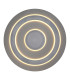 Jayden 60cm Integrated LED Semi Flush Ceiling Light Anthracite Brushed LED 3000K-3