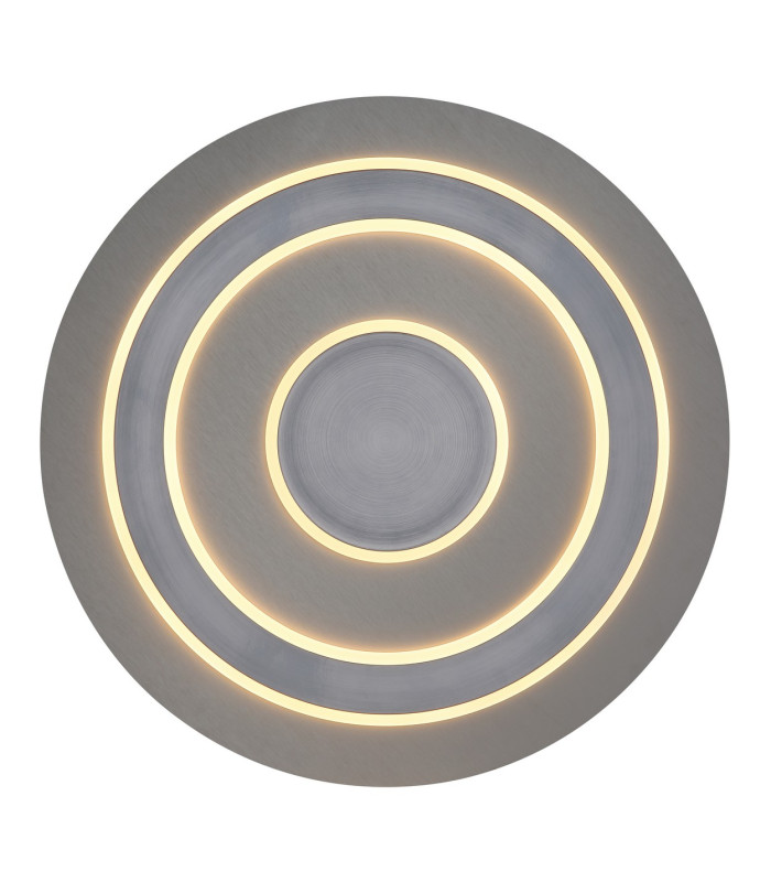 Jayden 60cm Integrated LED Semi Flush Ceiling Light Anthracite Brushed LED 3000K-3