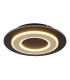 Jayden 32cm Integrated LED Semi Flush Ceiling Light Matt Black LED 3000K-1