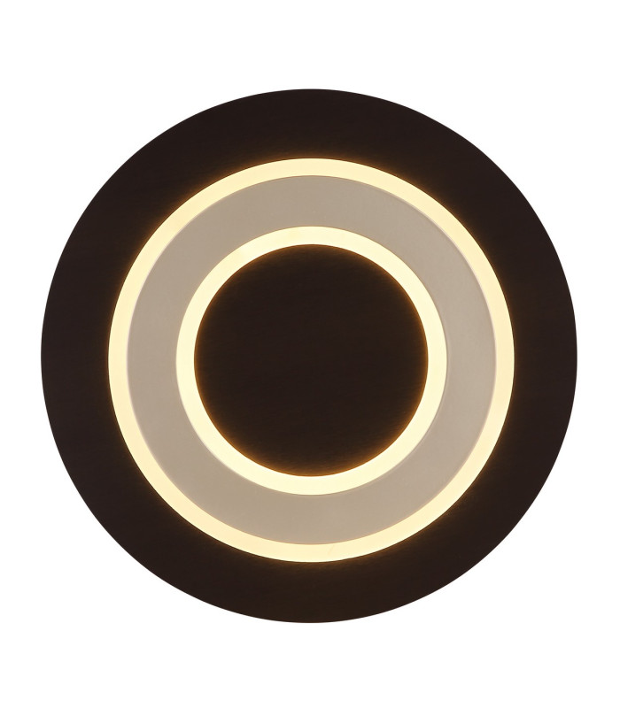 Jayden 32cm Integrated LED Semi Flush Ceiling Light Matt Black LED 3000K-3