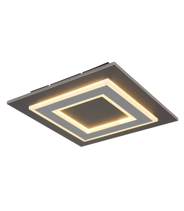 Jayden 32cm Integrated LED Semi Flush Ceiling Light Anthracite Brushed LED 3000K-1