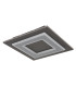 Jayden 32cm Integrated LED Semi Flush Ceiling Light Anthracite Brushed LED 3000K-2