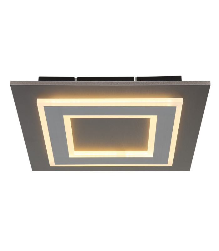 Jayden 32cm Integrated LED Semi Flush Ceiling Light Anthracite Brushed LED 3000K-3