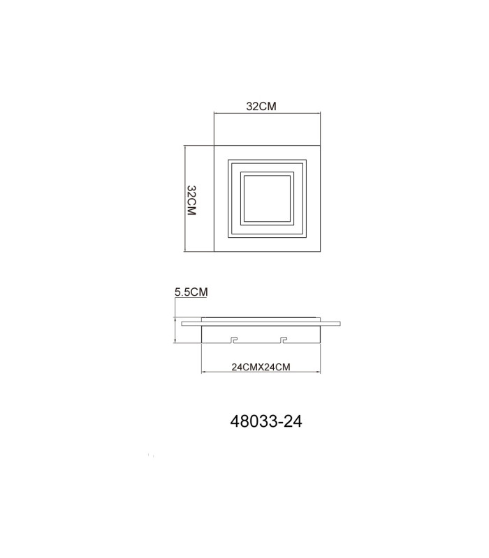 Jayden 32cm Integrated LED Semi Flush Ceiling Light Anthracite Brushed LED 3000K-9