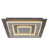 Jayden 48cm Integrated LED Semi Flush Ceiling Light Anthracite Brushed LED 3000K-3