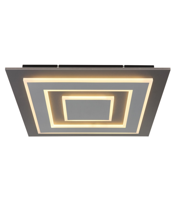 Jayden 48cm Integrated LED Semi Flush Ceiling Light Anthracite Brushed LED 3000K-3