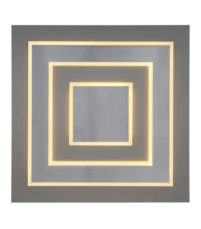 Jayden 48cm Integrated LED Semi Flush Ceiling Light Anthracite Brushed LED 3000K-4