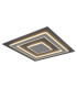 Jayden 60cm Integrated LED Semi Flush Ceiling Light Anthracite Brushed LED 3000K-1