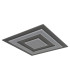 Jayden 60cm Integrated LED Semi Flush Ceiling Light Anthracite Brushed LED 3000K-2