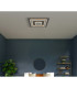 Jayden 60cm Integrated LED Semi Flush Ceiling Light Anthracite Brushed LED 3000K-5
