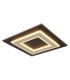 Jayden 32cm Integrated LED Semi Flush Ceiling Light Matt Black LED 3000K-1