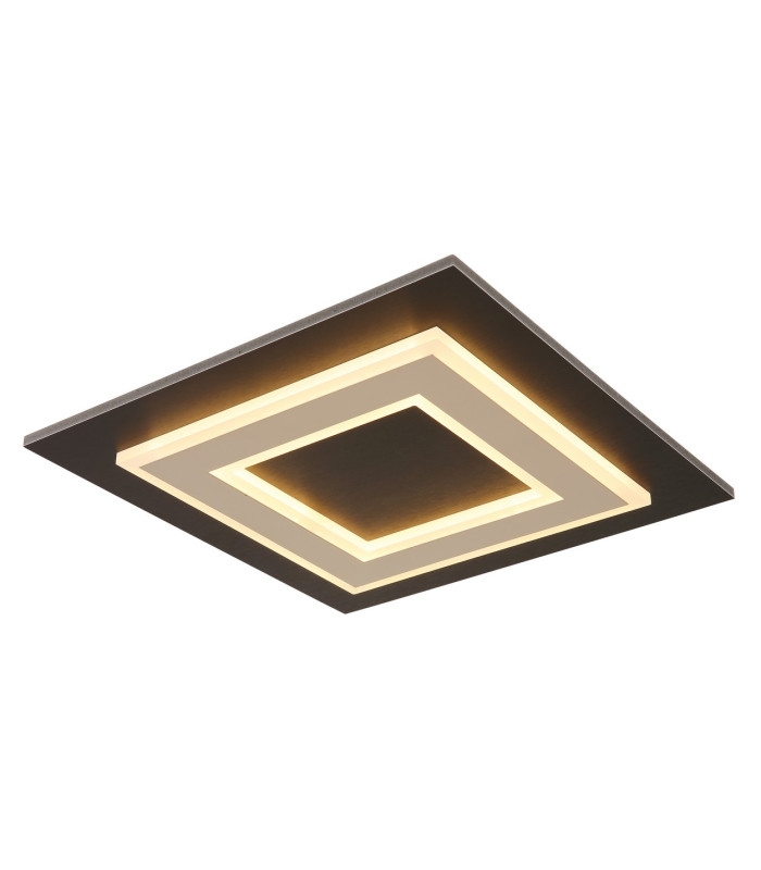Jayden 32cm Integrated LED Semi Flush Ceiling Light Matt Black LED 3000K-1