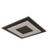 Jayden 32cm Integrated LED Semi Flush Ceiling Light Matt Black LED 3000K-2