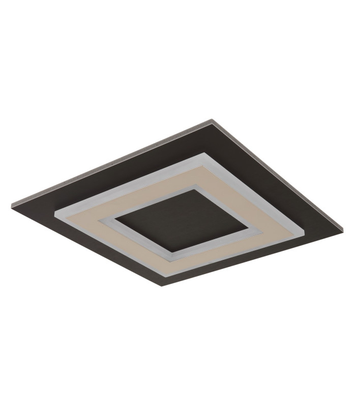 Jayden 32cm Integrated LED Semi Flush Ceiling Light Matt Black LED 3000K-2